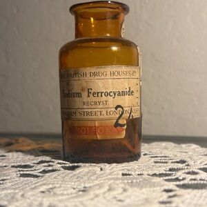 Antique Poison Apothecary Bottle